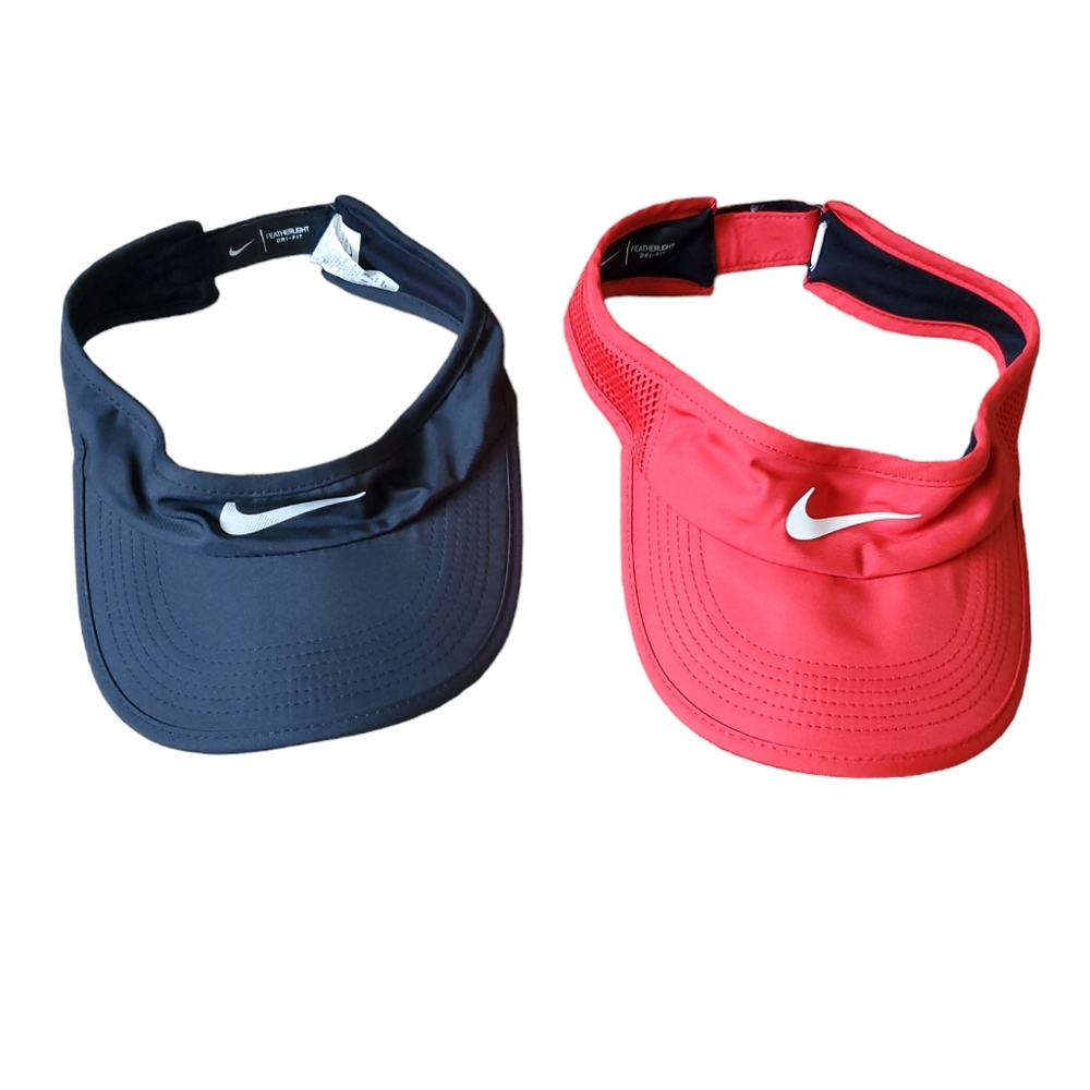 Nike Bundle red&black Gold Visor.